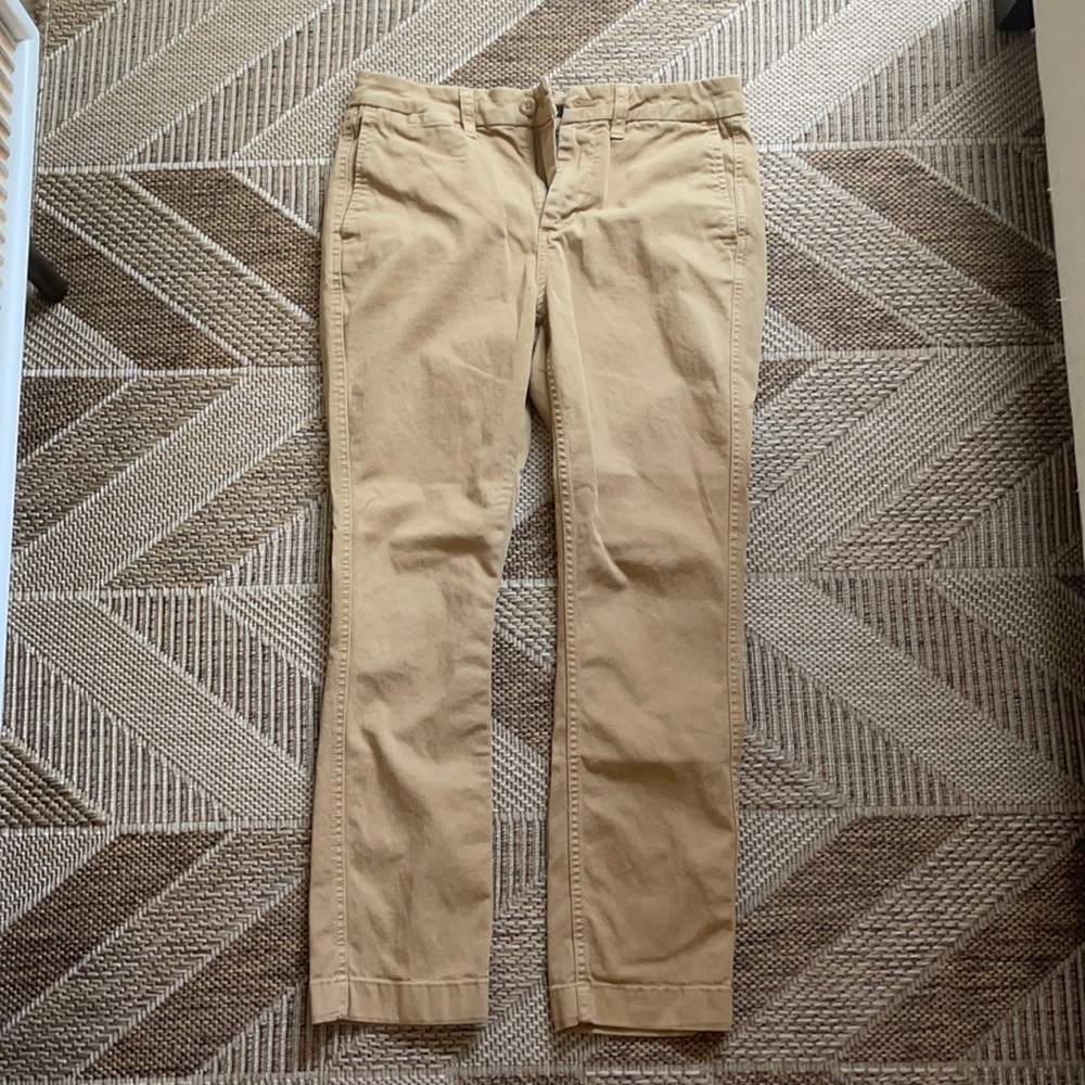 J Crew slim broken in boyfriend bottoms